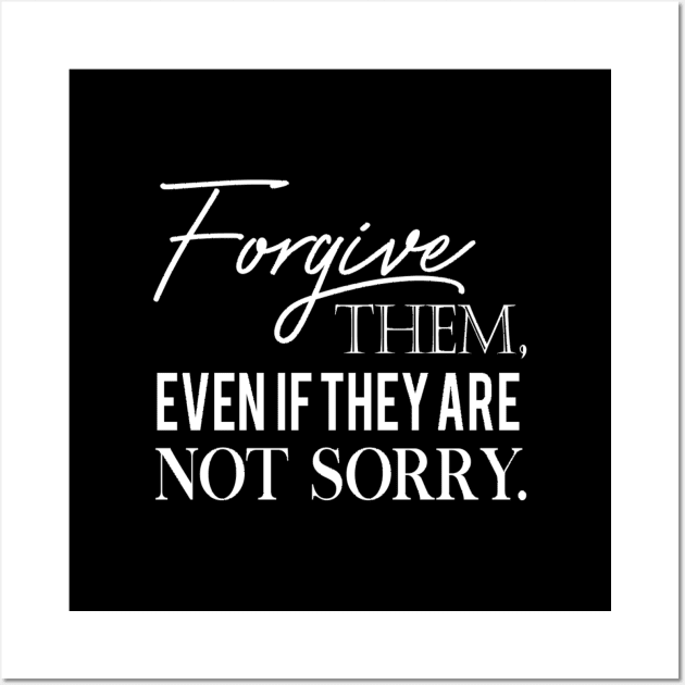 Forgive them quote Wall Art by Motivation King